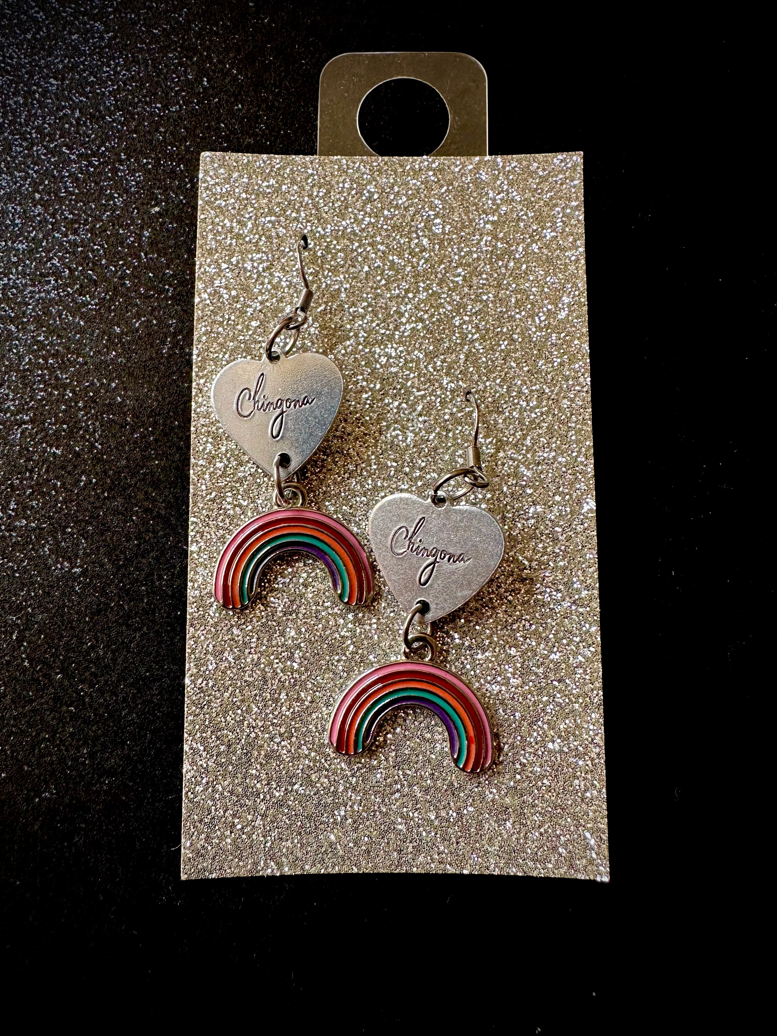 Chingona Rainbow Earrings