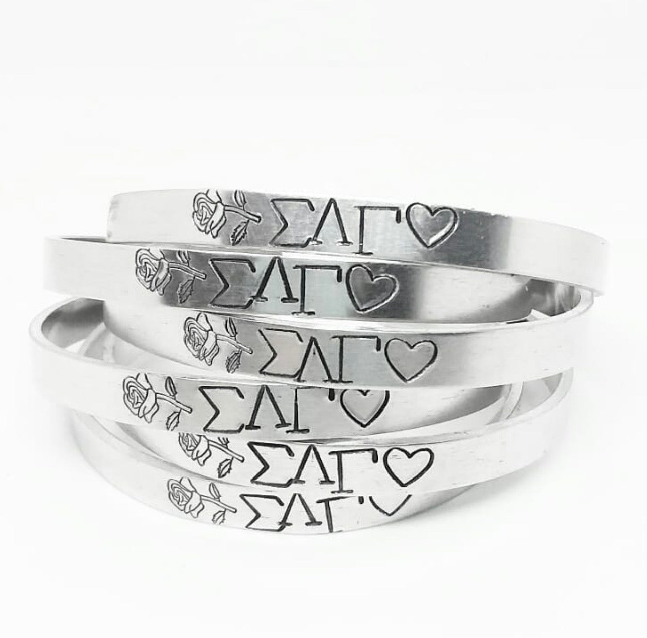 SLG Rose/Heart Cuff Bracelet (Copy)