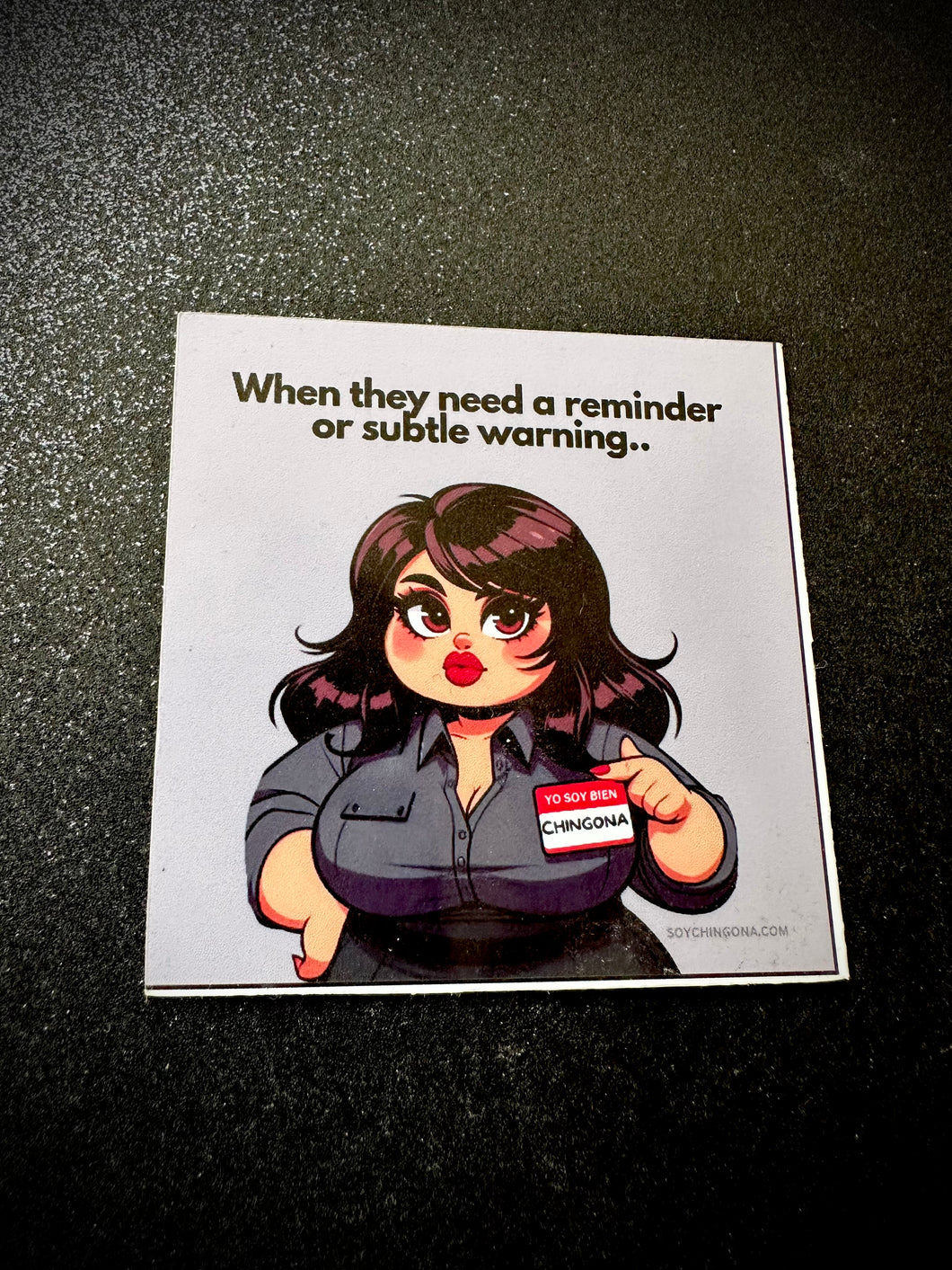 Mija - Subtle Warning Sticker