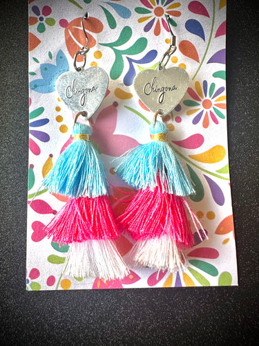 Chingona Tassel Earrings