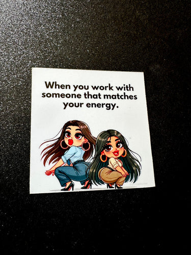 Mija - Work energy Sticker