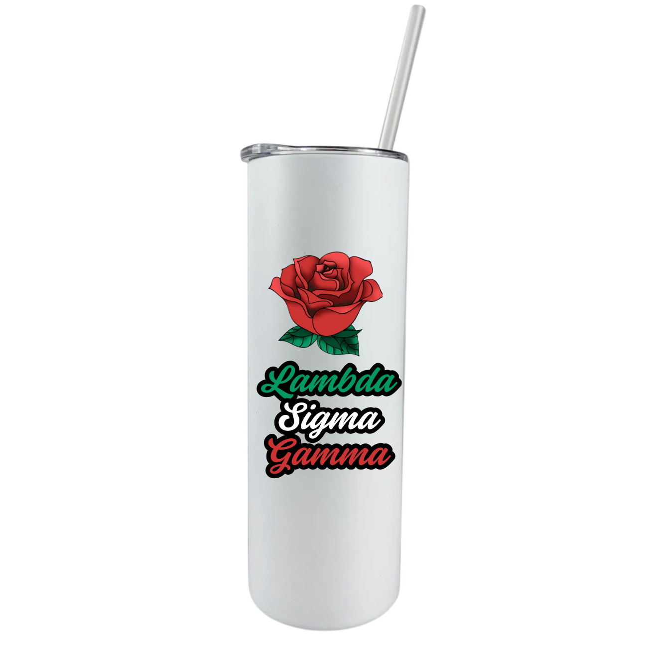 Lambda Sigma Gamma Rosa Tumbler