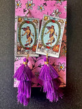 The World Tarot Card Earrings