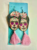 Artist Sugar Skull Earrings