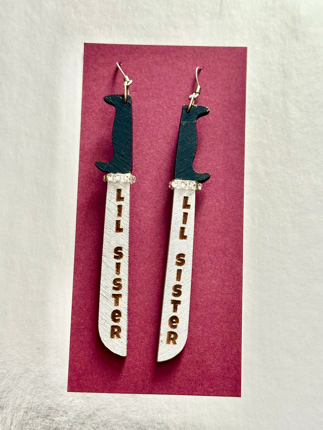 Lil Sister Machete Aretes
