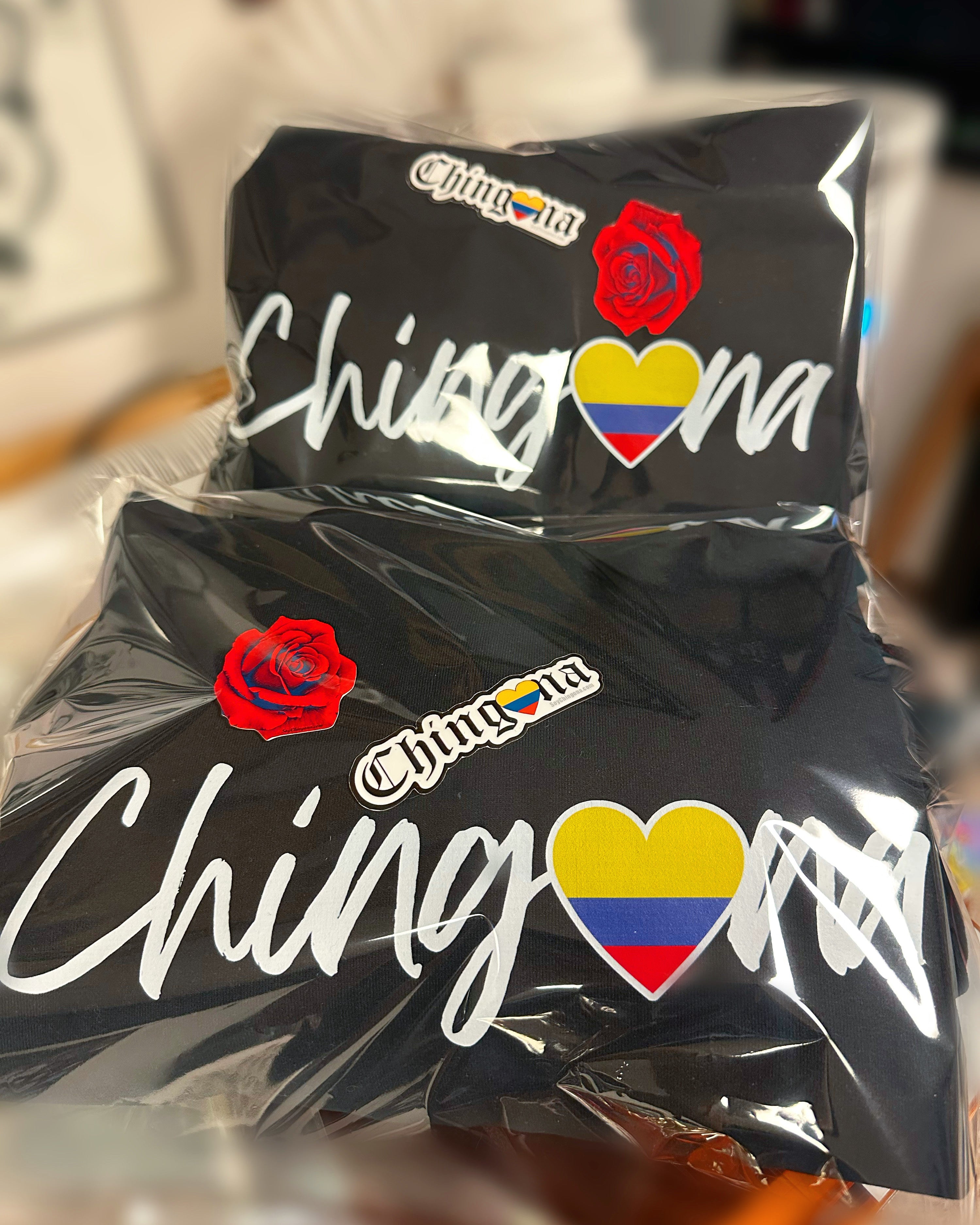 Chingona Heart Flag Sweatshirt