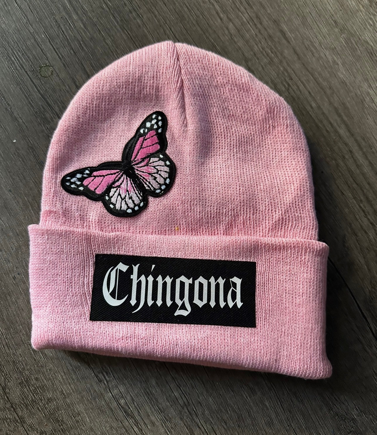 Chingona Butterfly Beanie