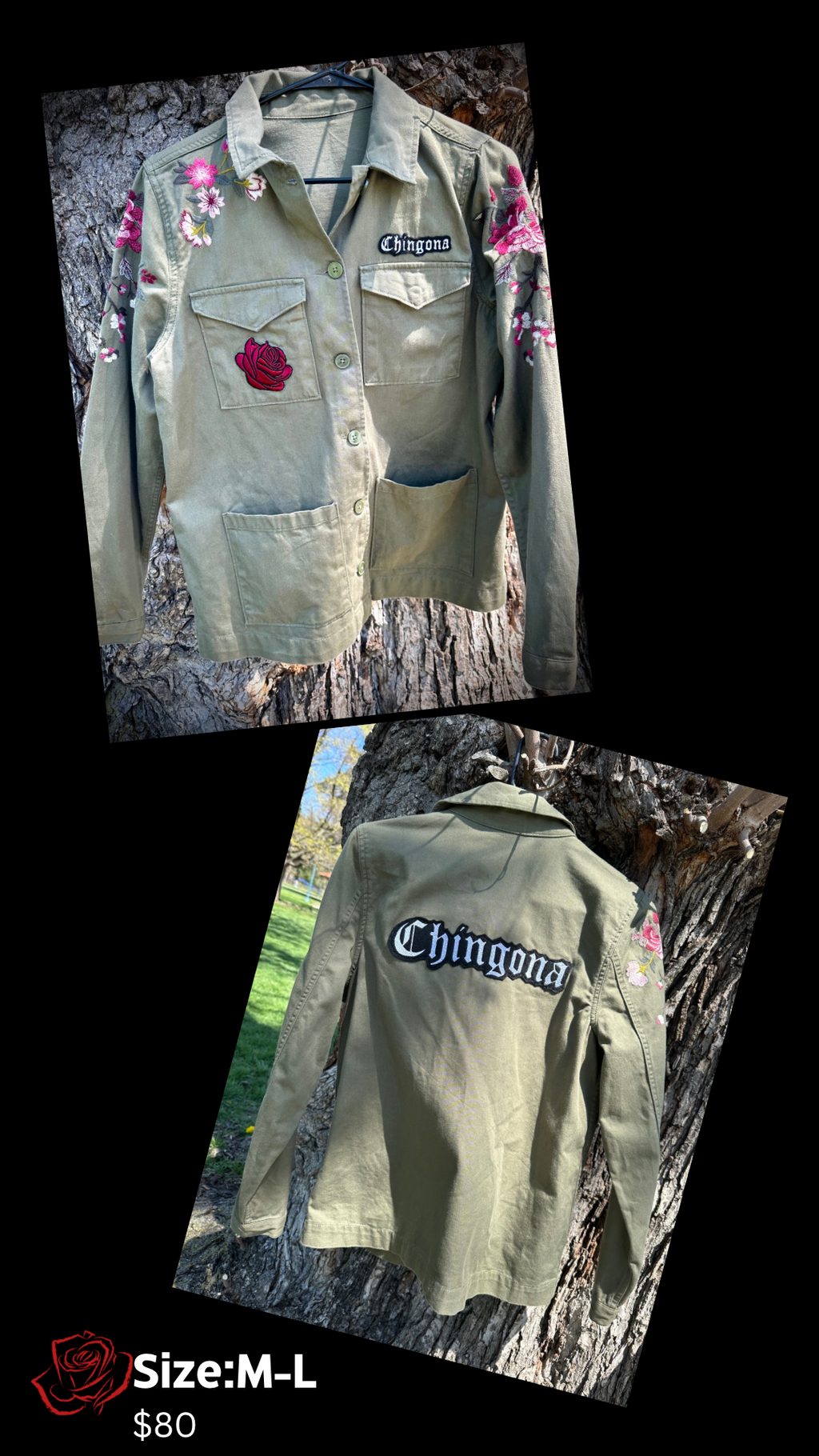 Chingona Flores Jacket