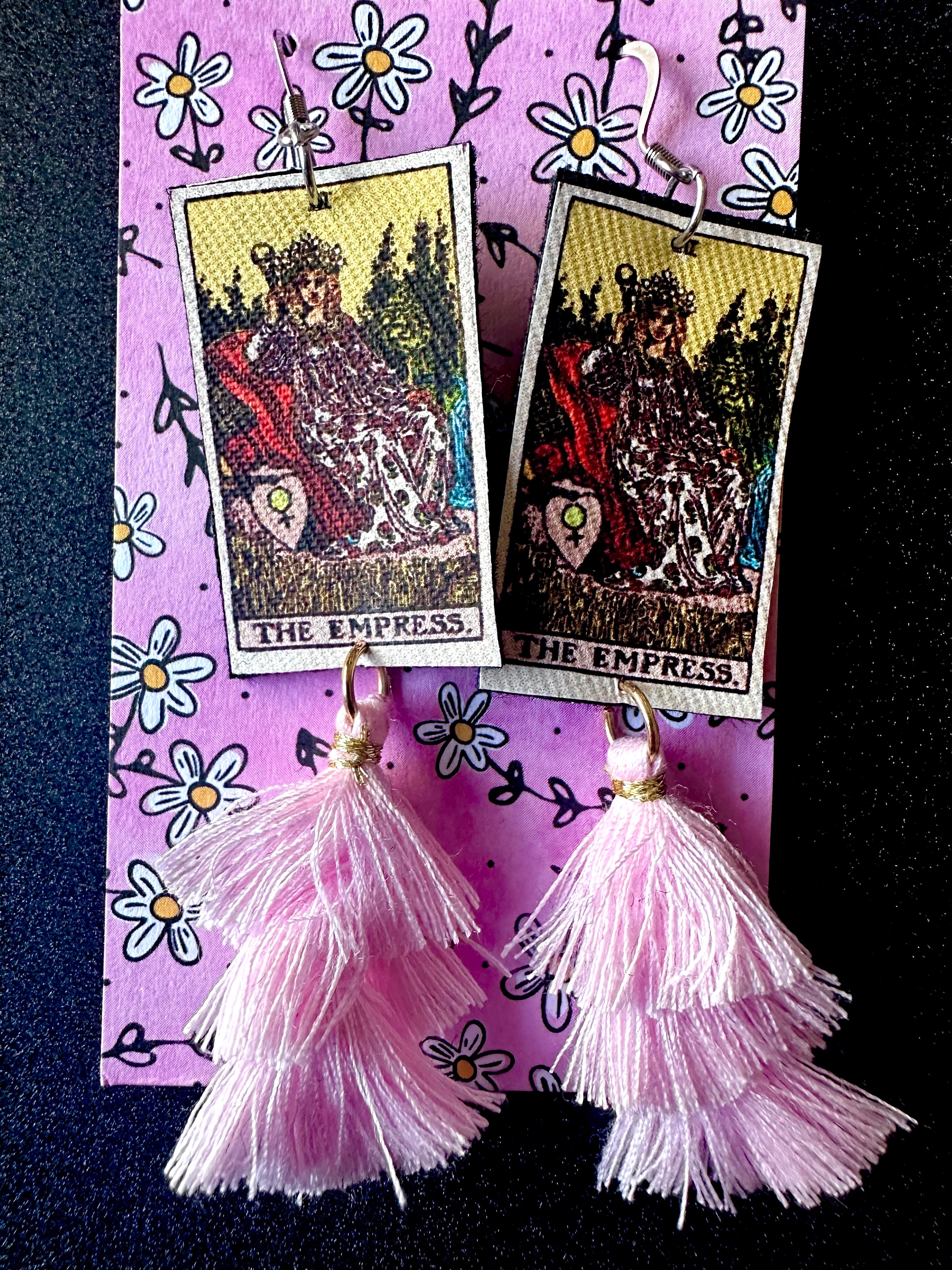The Empress Tarot Card Earrings