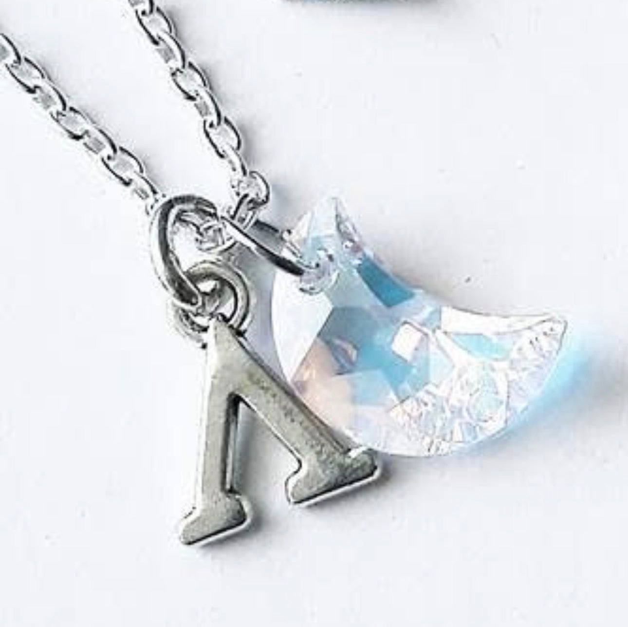 Lambda Luna Crystal Necklace