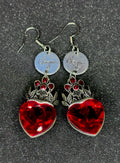 Chingona Queen of Corazones Earrings