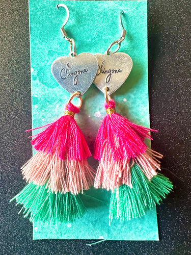 Chingona Tassel Earrings