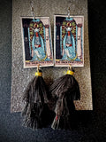 The High Priestess Tarot Card Earrings