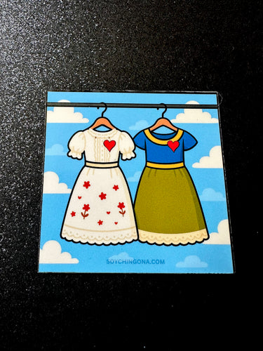 Dos Vestidos Sticker