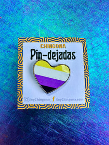 Non-binary Flag Pin