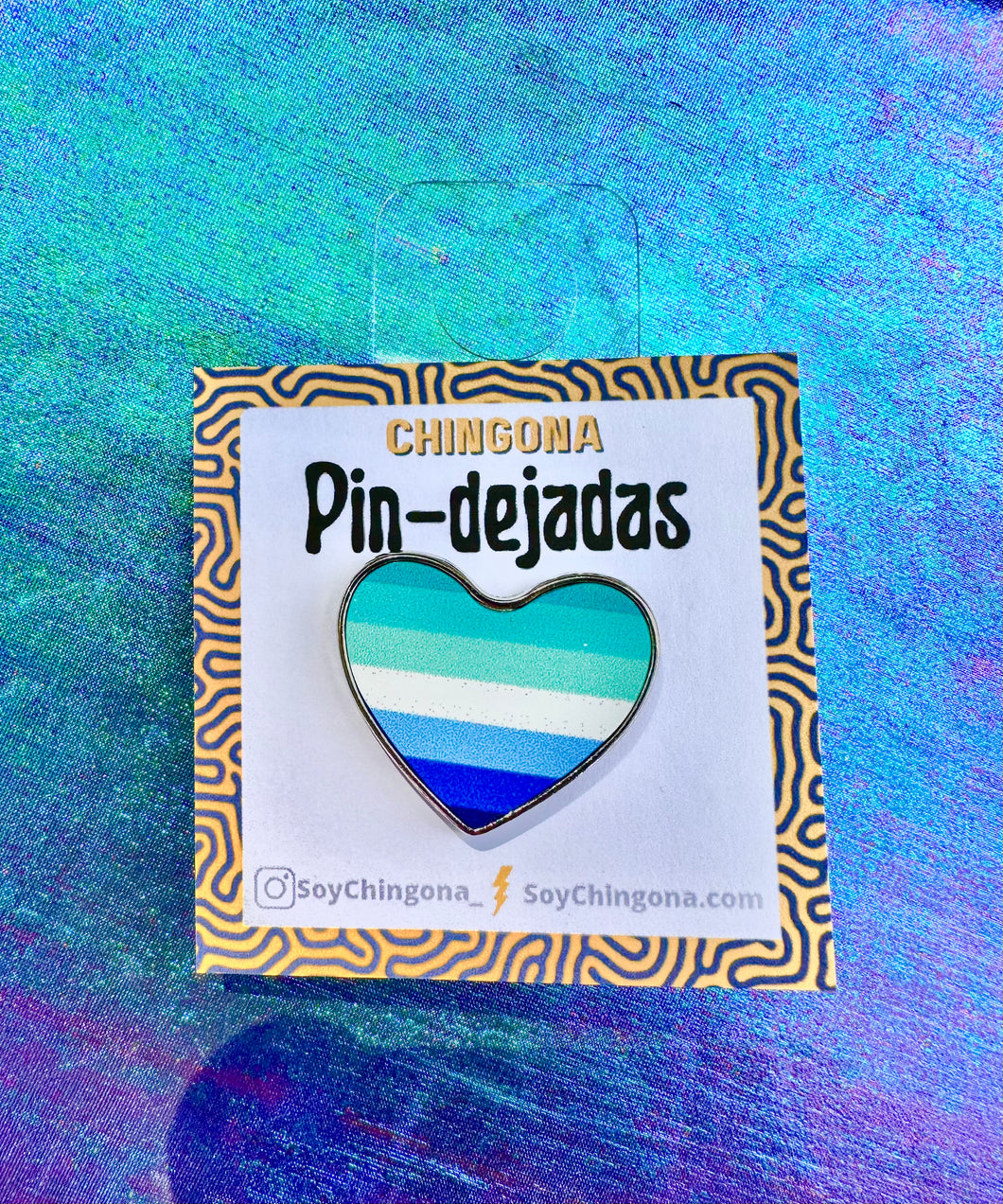 Gay men pride Flag Pin