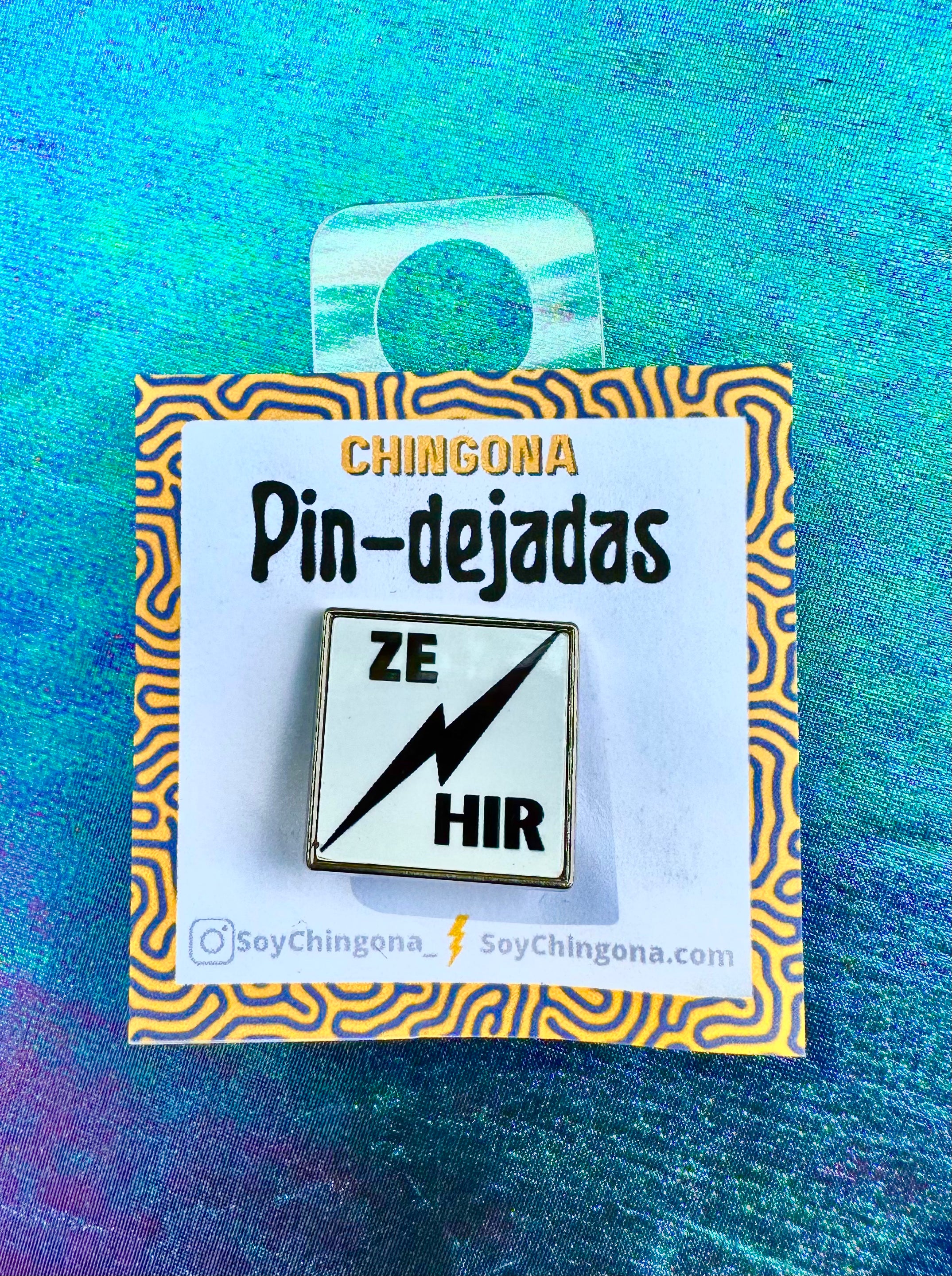 Ze/Hir Pronoun Pin