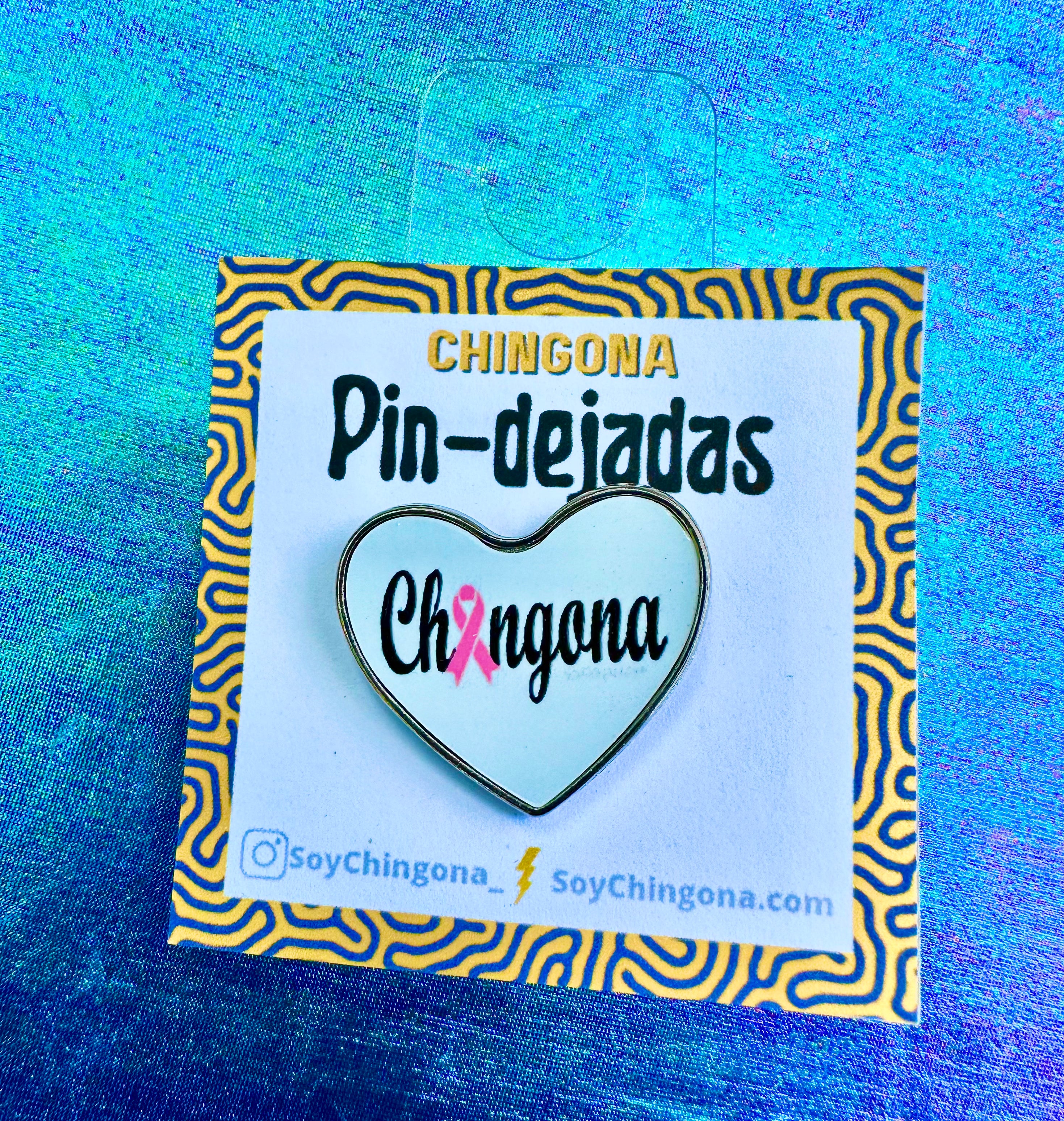 Chingona Ribbon Pin