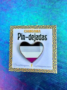 Asexual Flag Pin