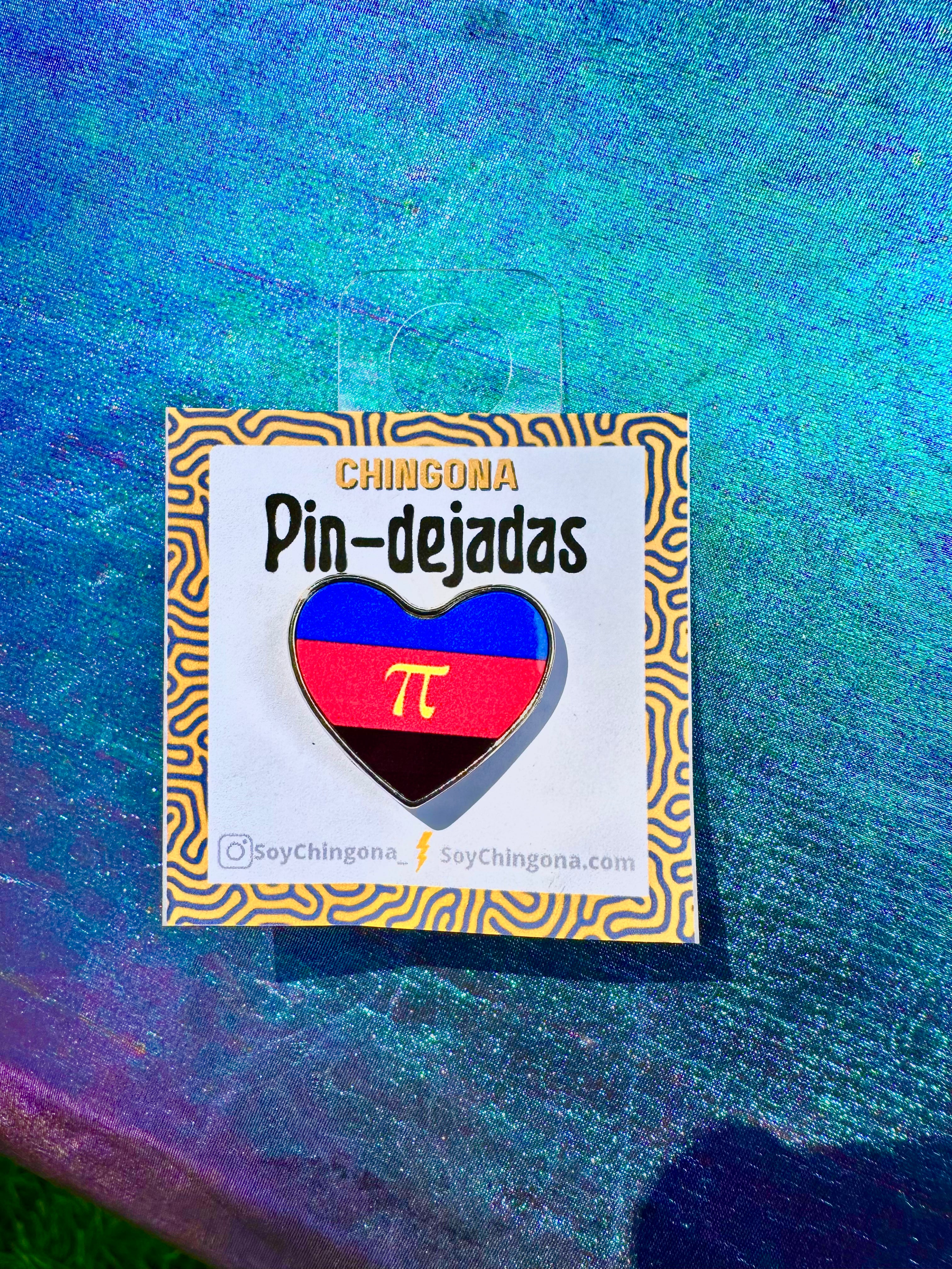 Polyamory Flag Pin