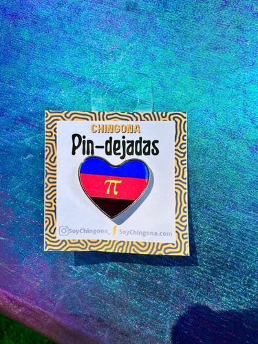 Polyamory Flag Pin