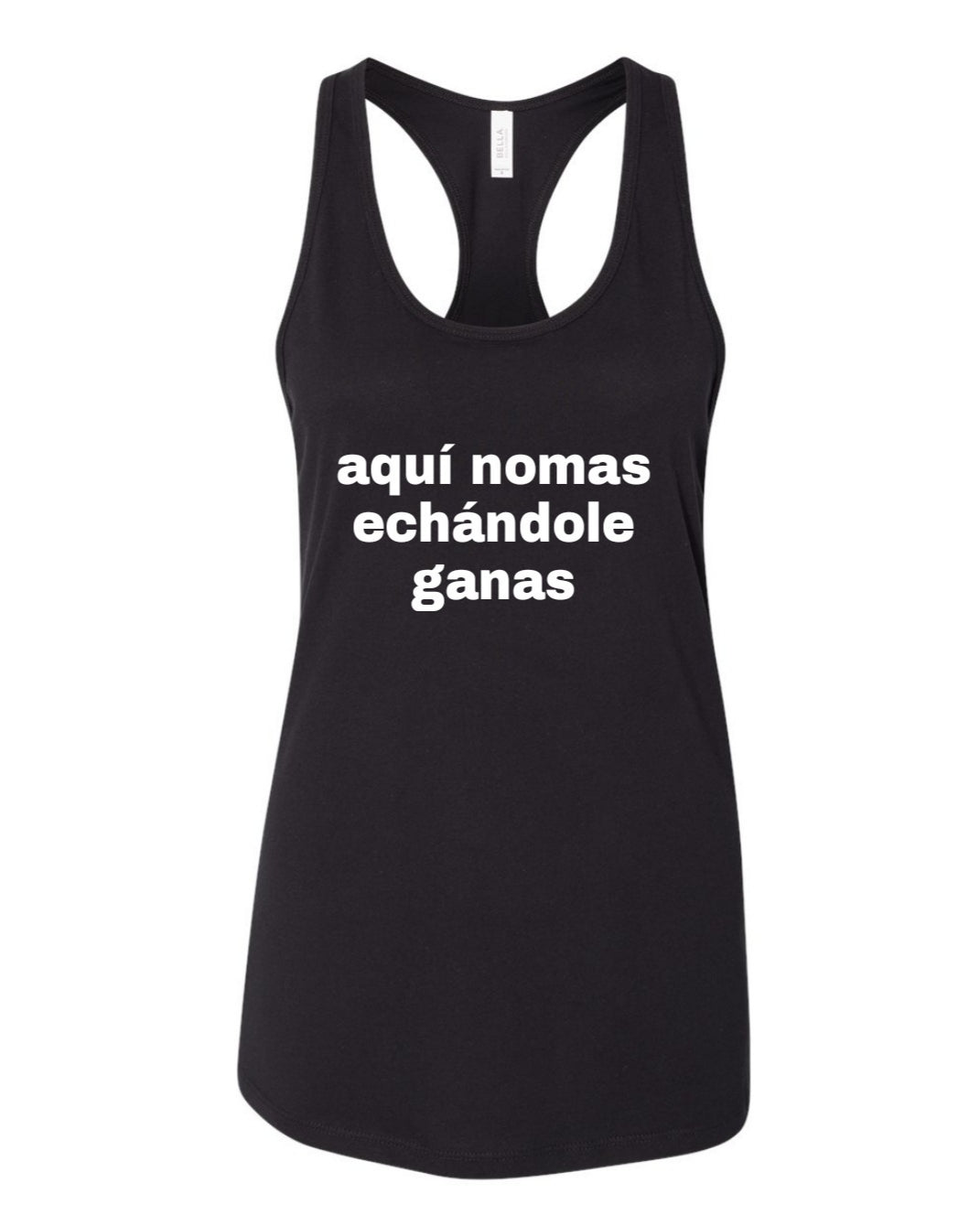 Aquí nomas echándole ganas Tank