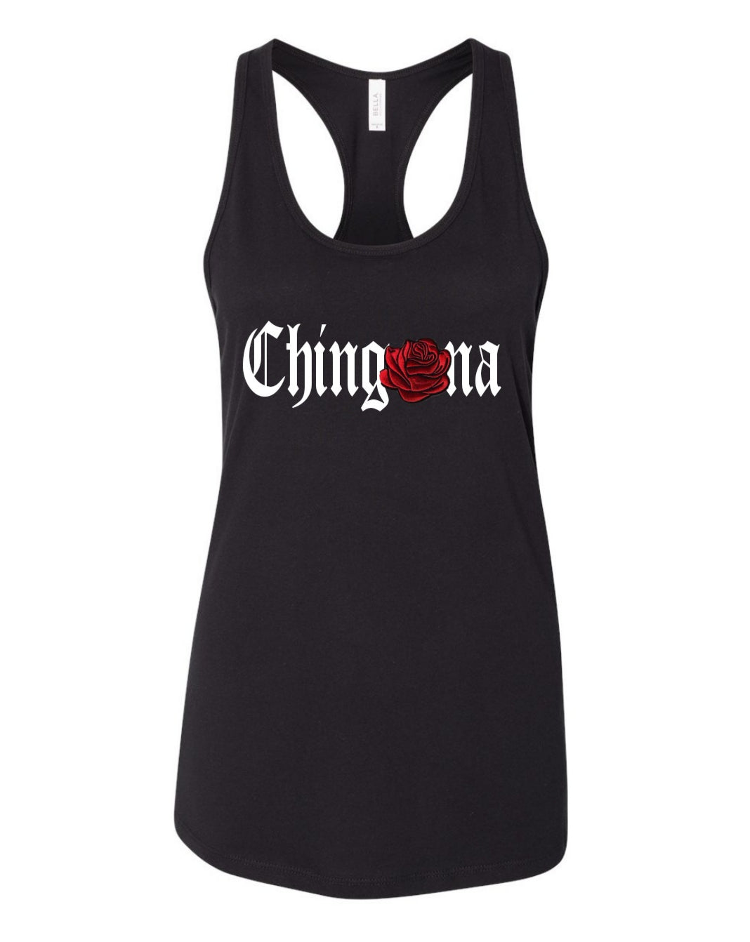 Chingona  Red Rosa Tank