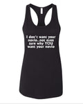 I don't want your novio Tank