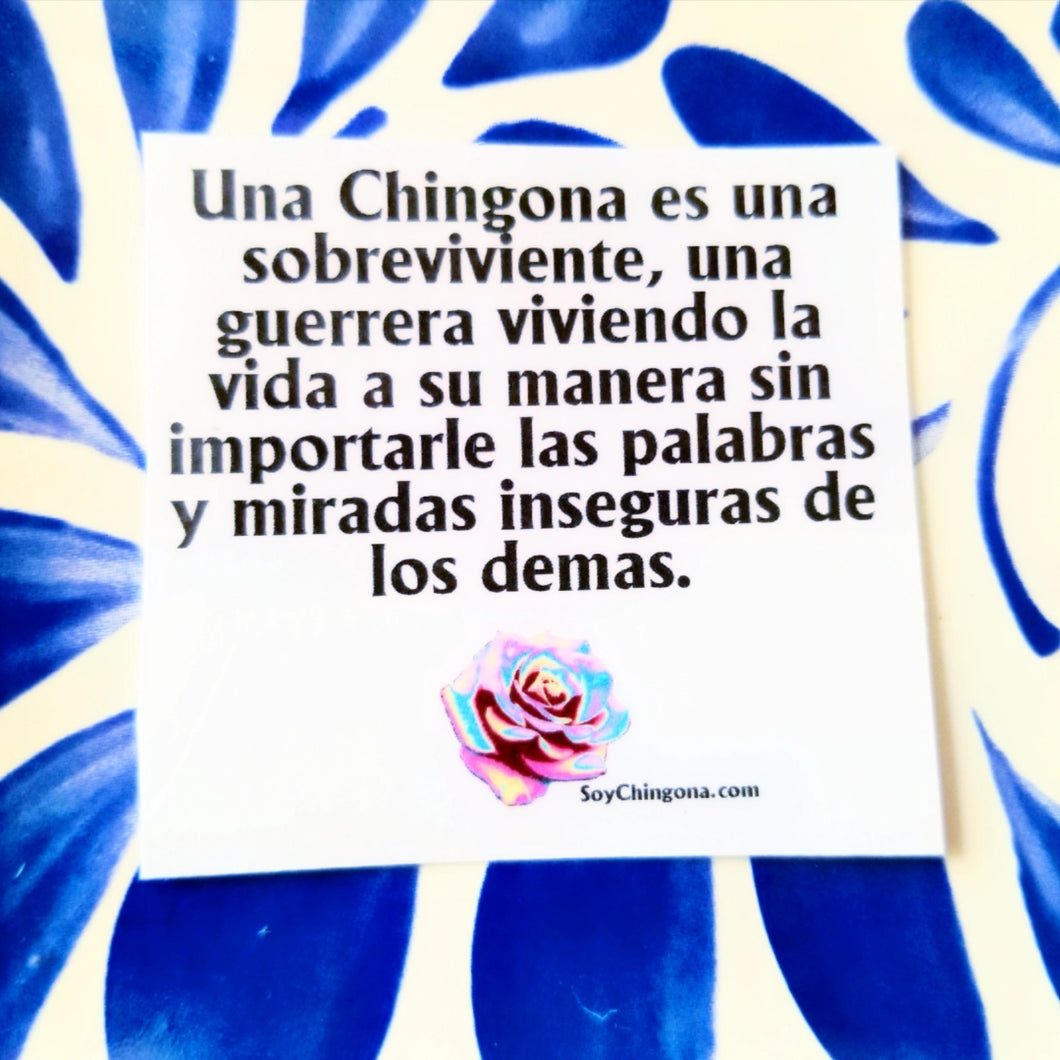 Una Chingona Es.. Sticker