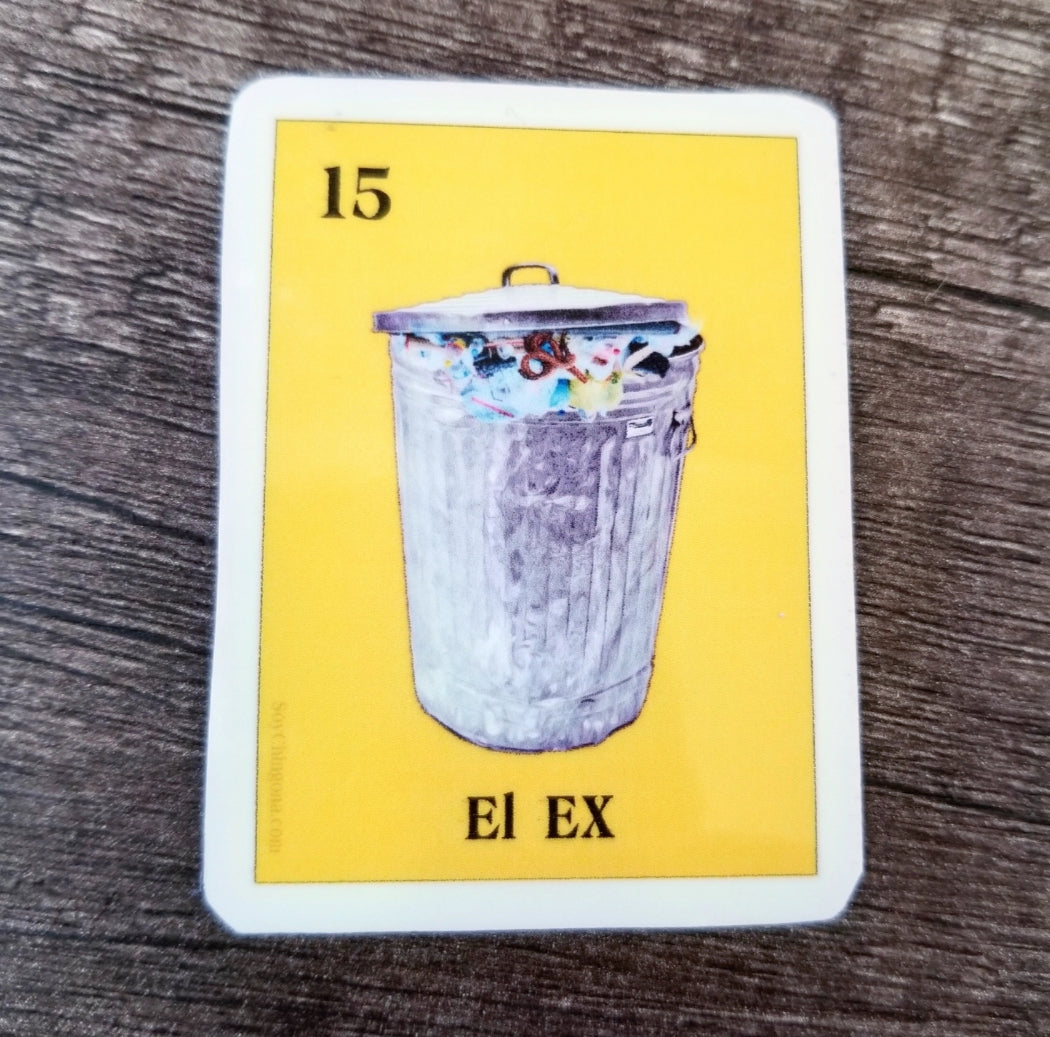 El Ex card sticker