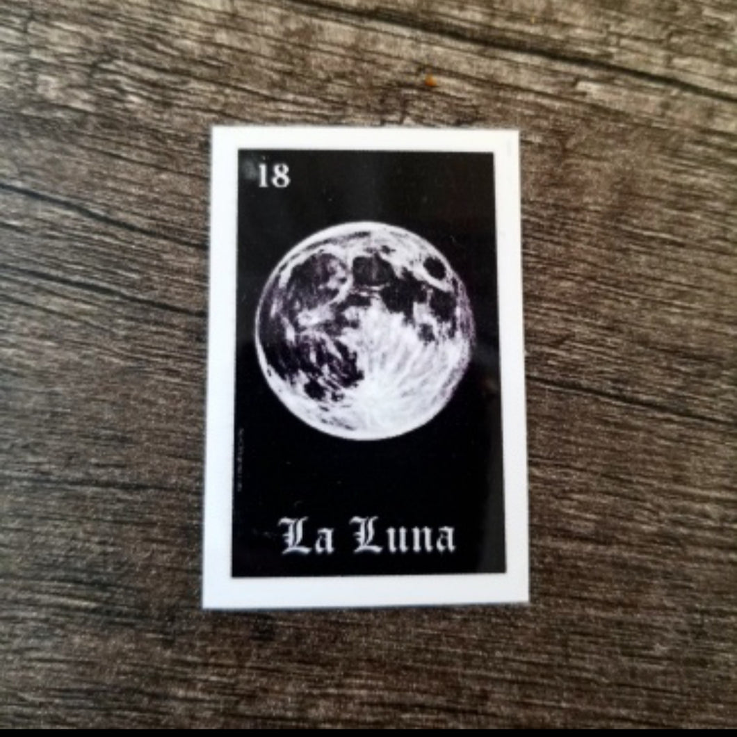 La Luna Mini Sticker card