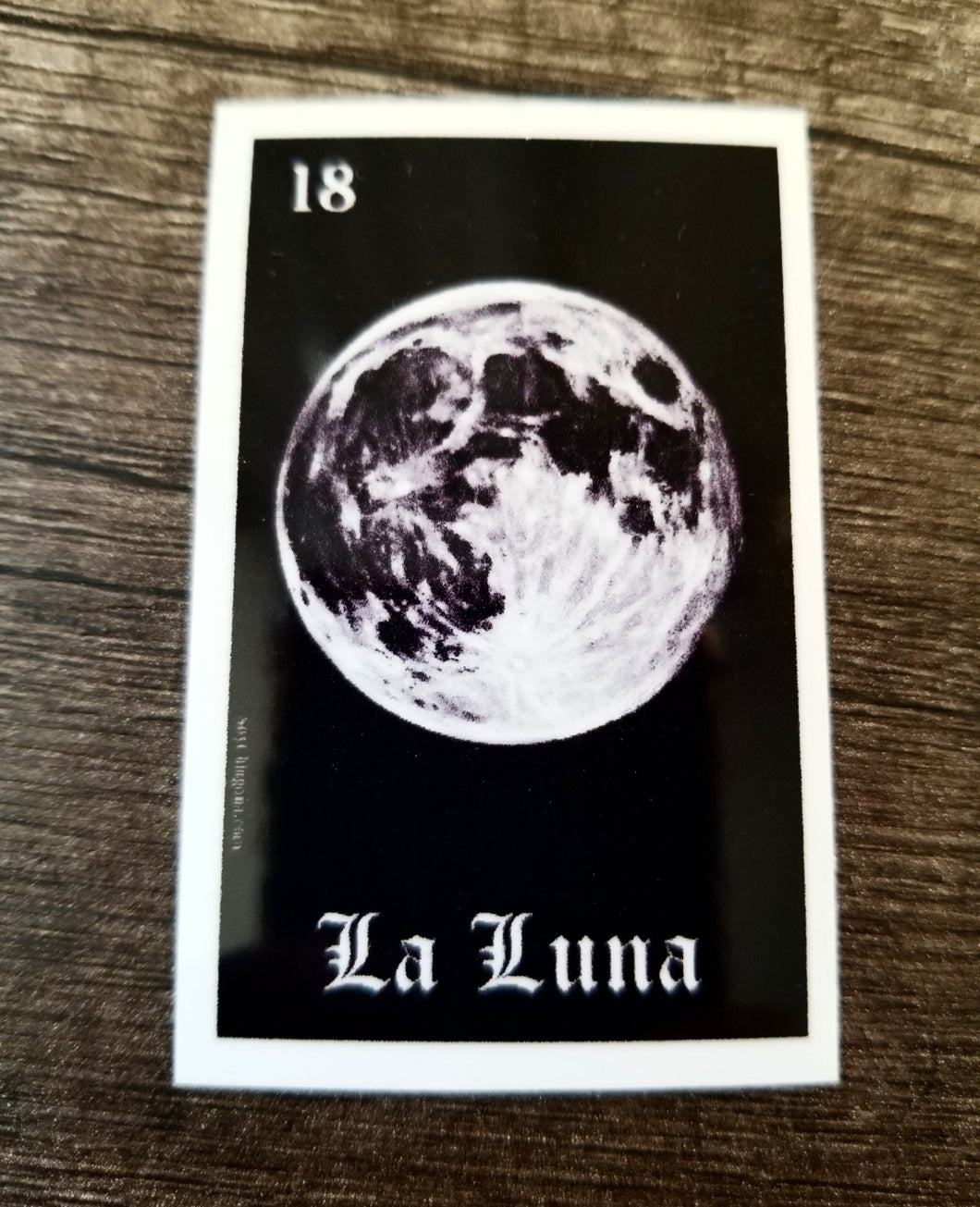 La Luna Sticker Card