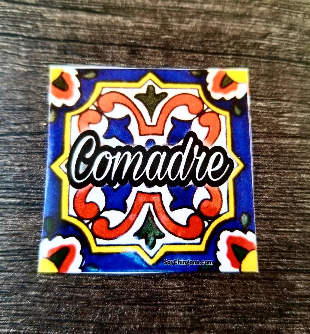 Comadre tile Sticker