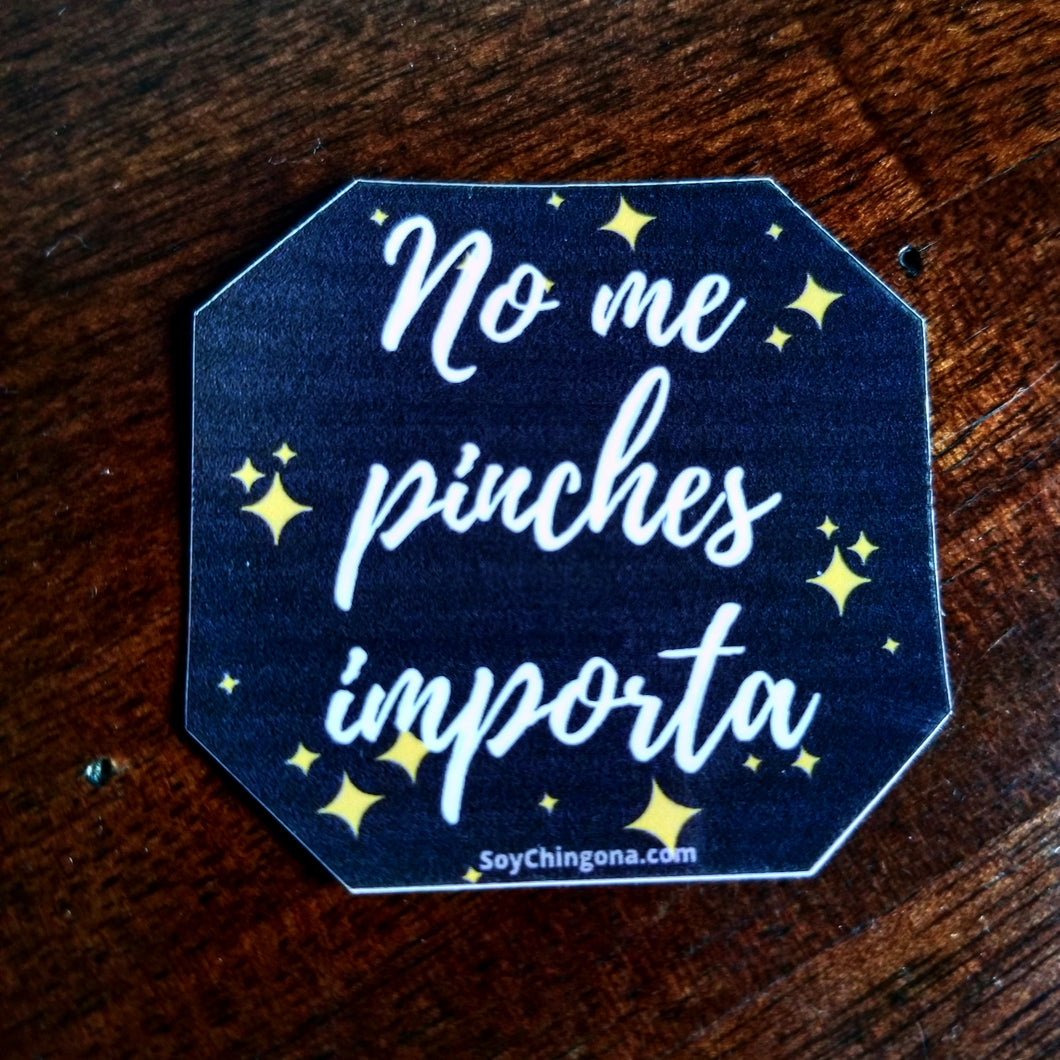 No me pinches important sticker