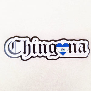 Chingona El Salvador Sticker