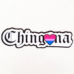 Chingona Flag sticker