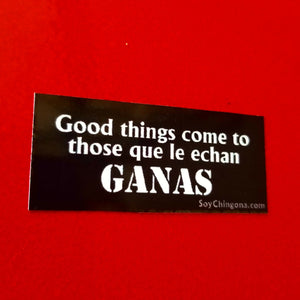 GANAS sticker