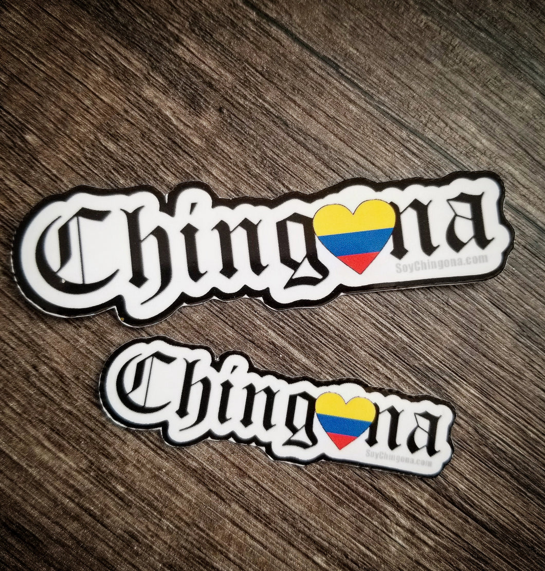 Chingona Colombia Sticker