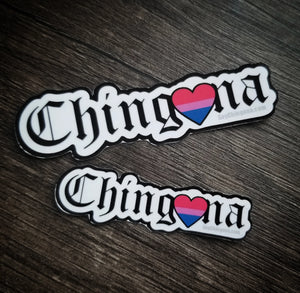 Chingona Flag sticker