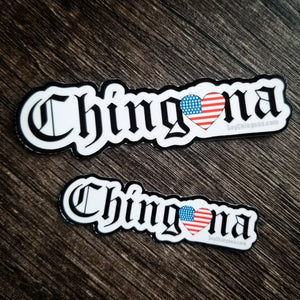 Chingona American Sticker