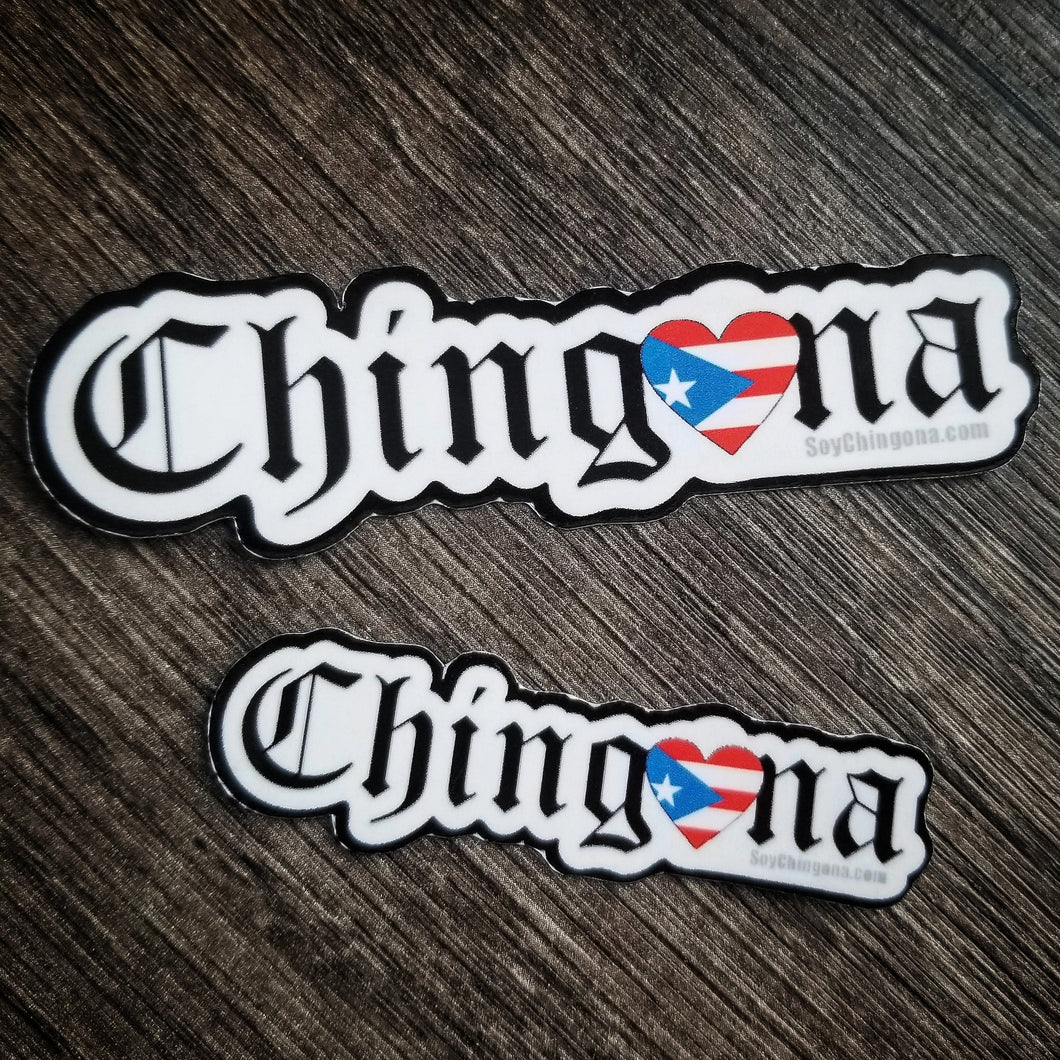 Chingona Puerto Rico Sticker
