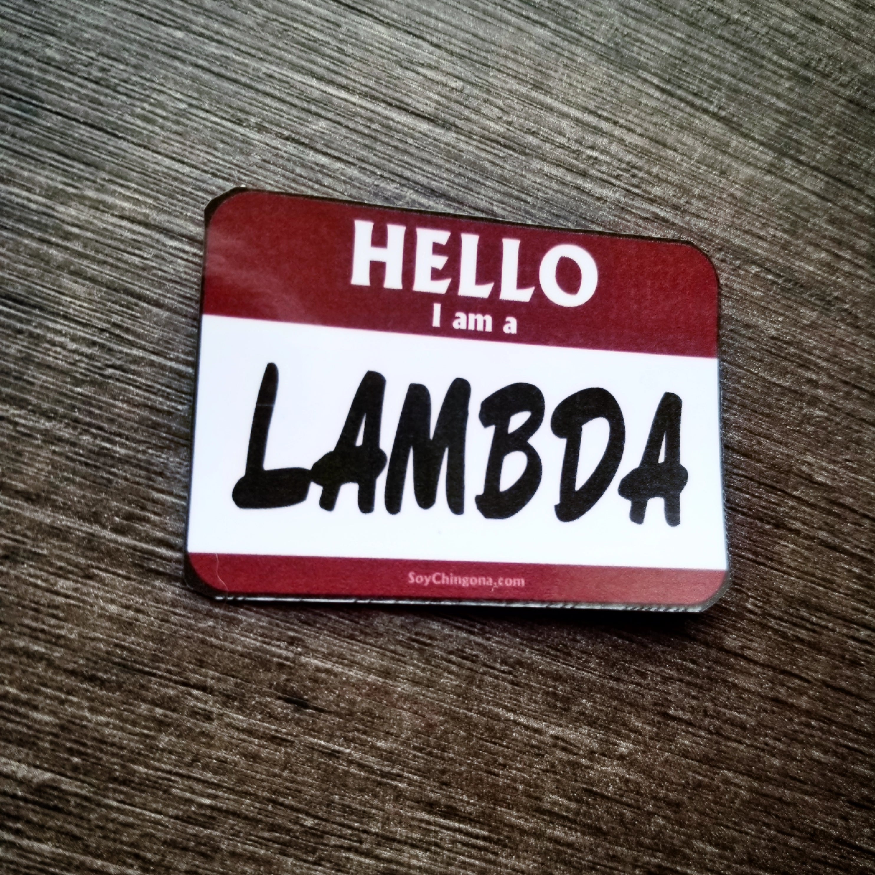 Hello I am a LambdaSticker
