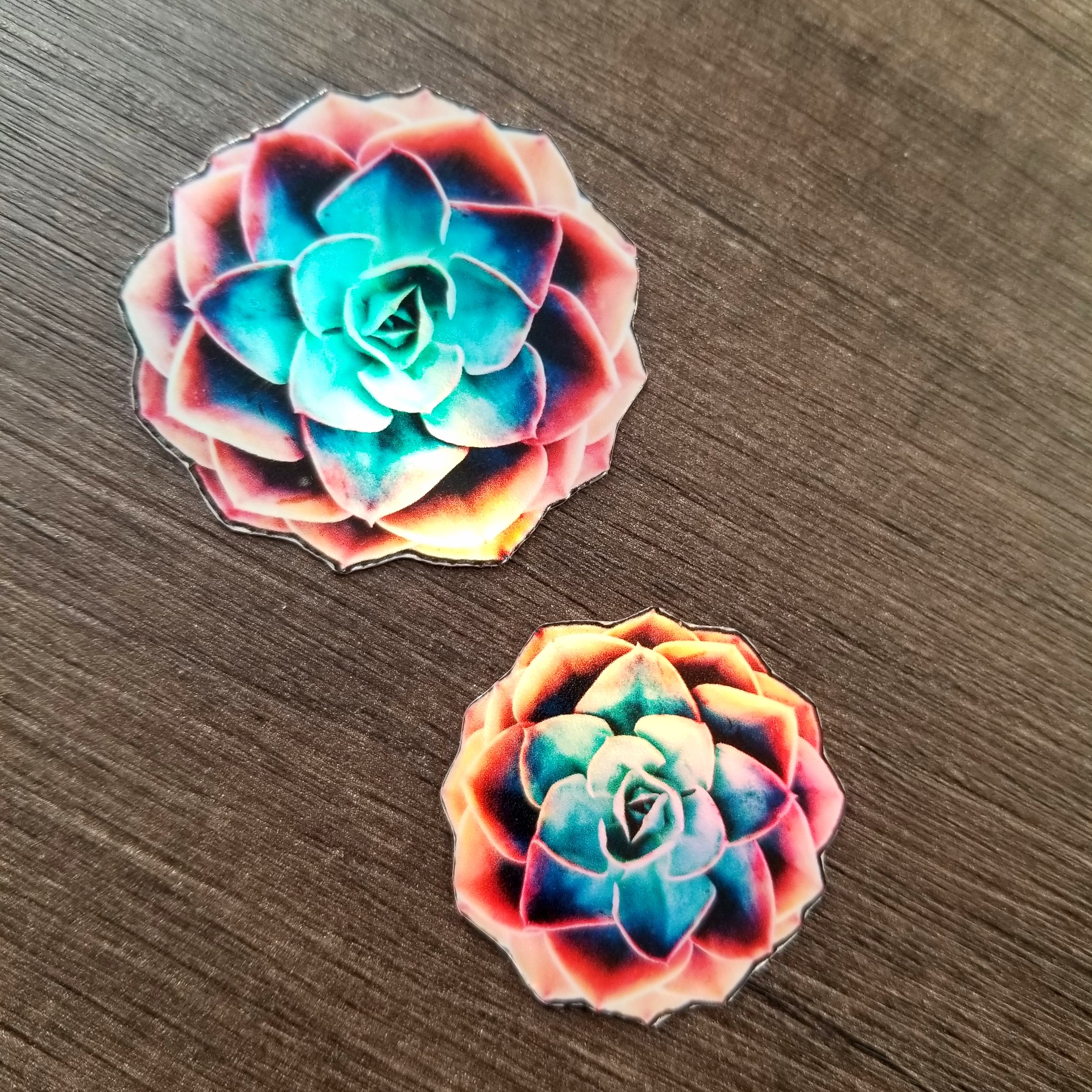 Holographic Succulent sticker