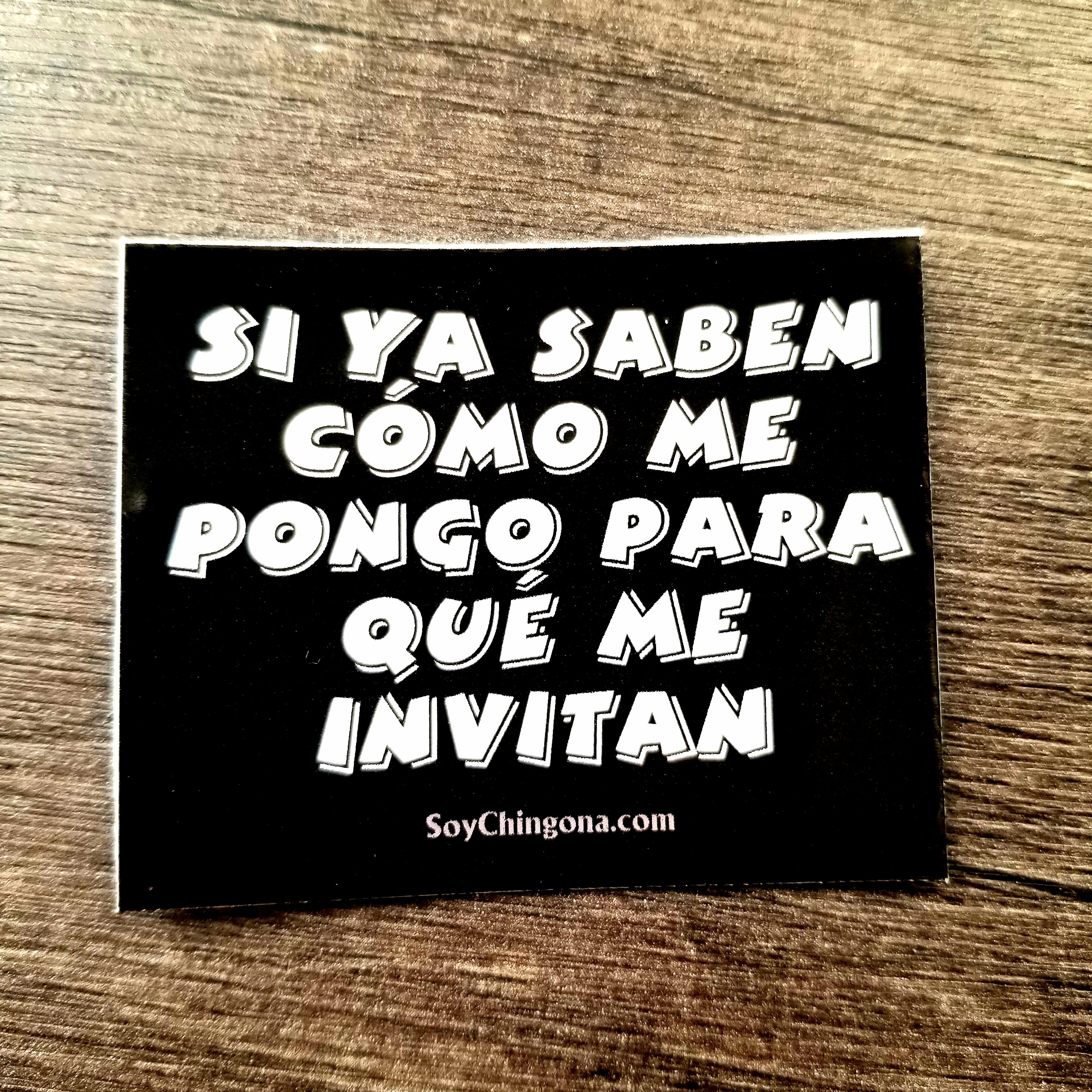 Para que me invitan Sticker