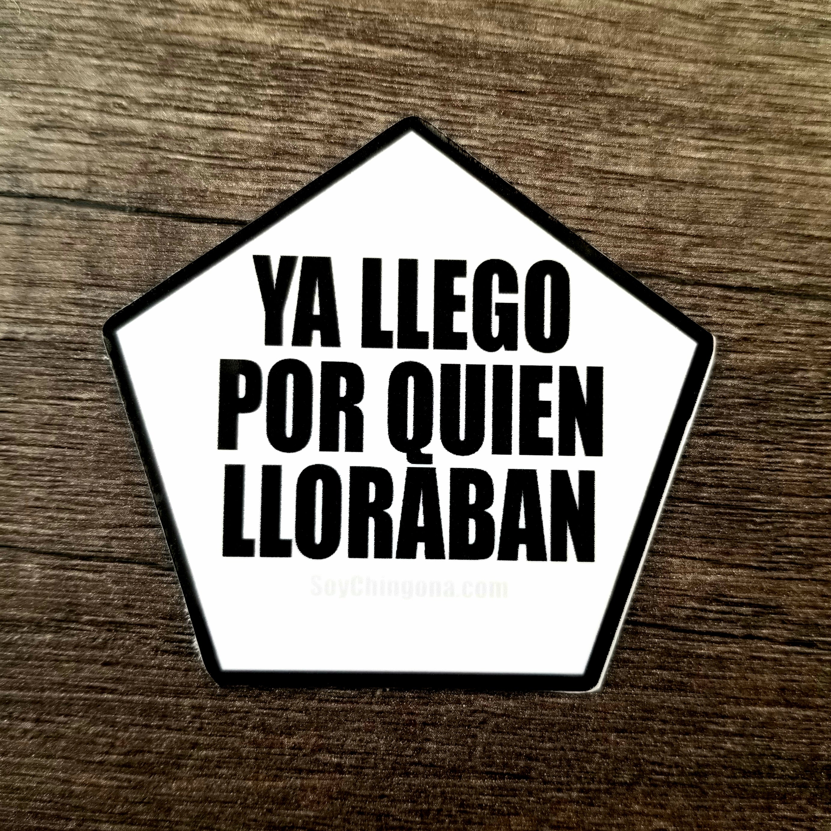 Ya llego por quien lloraban sticker