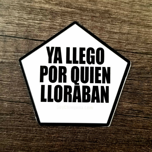 Ya llego por quien lloraban sticker