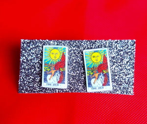 The Sun Tarot Card post Earrings