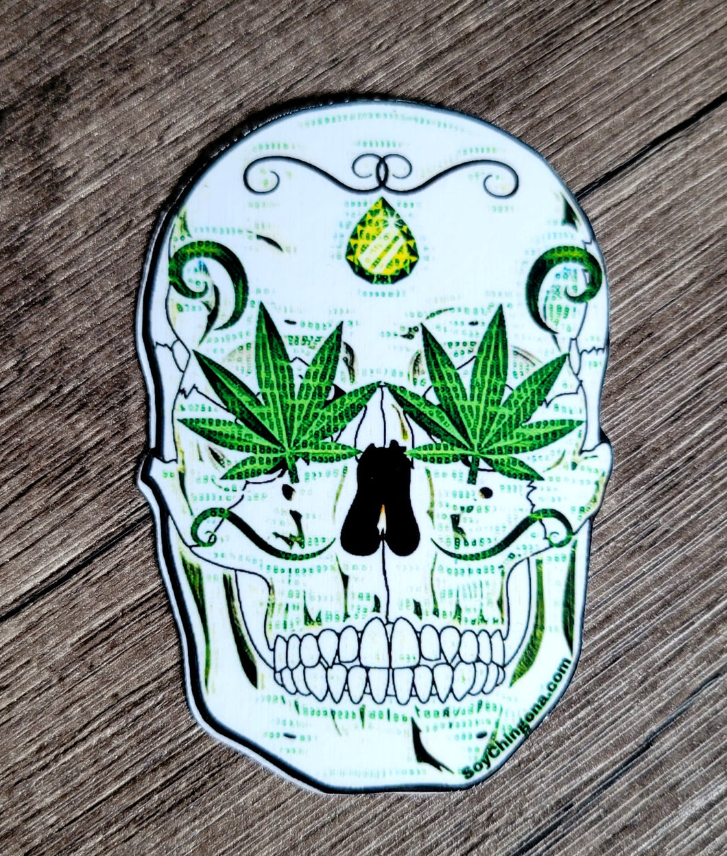 Chinganja Skull Sticker