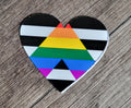Ally Heart Flag Sticker
