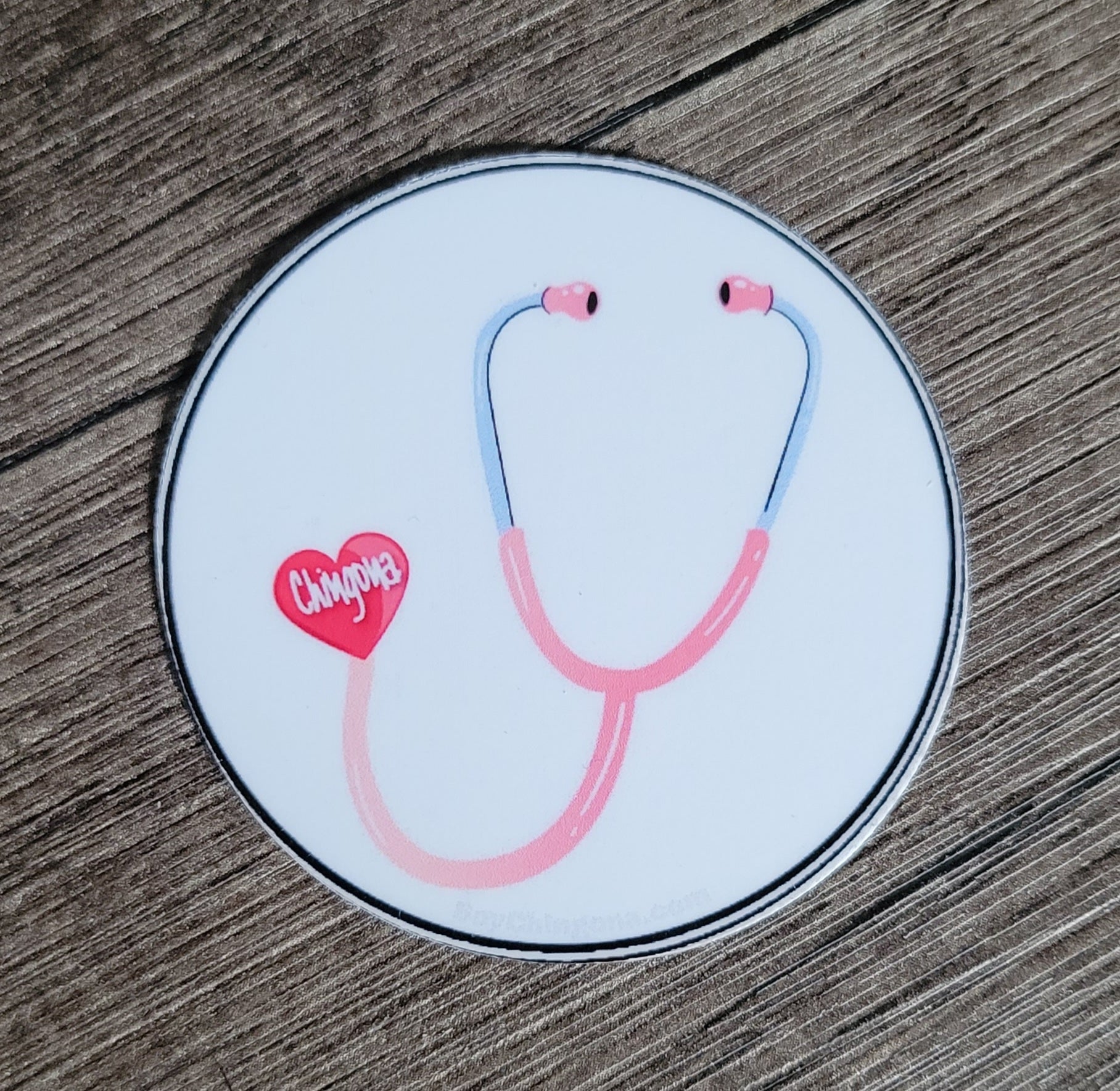 Chingona Stethoscope Sticker